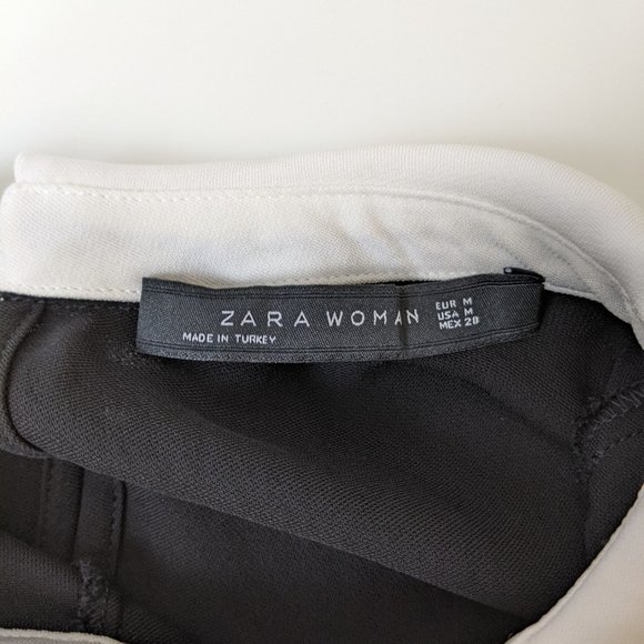 Zara Woman Black Sleeveless Tie Neck Top - Picture 7 of 9